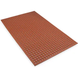 APEX-TOOLS T18S0035RD Anti-fatigue Drainage Mat Red 3 x 5 Feet | AC3DBY 2RPK7