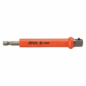 APEX-TOOLS UG-EX-370-3 Impact Socket Extension, 1/4 Inch Input Drive Size, 3/8 Inch Output Drive Size | CN8MAJ 52AZ08