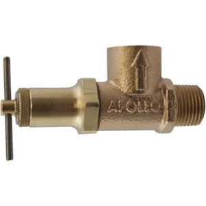 APOLLO VALVES 16-501-02 Adjustable Relief Valve, Cast Bronze, MNPT, FNPT, 1/2 Inch Inlet, 1/2 Inch Outlet | AC8WAF 3EEX5