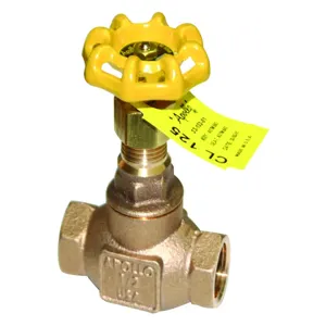 APOLLO VALVES 3313557 Globe Valve, 1 Inch NPT, Class 125, Bronze | BY4GLT