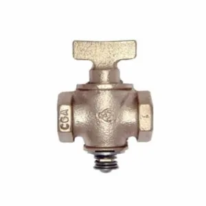 APOLLO VALVES 5110401 Gas Cock, 3/8 Inch Size, Bronze, Tee Handle | BP3BZH GCT38