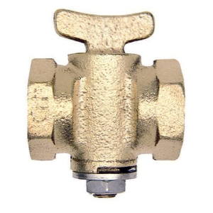 APOLLO VALVES 5230201 Gas Cock, 3/8 Inch Size, Bronze, Square Handle | BP2XEA GC2S38