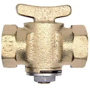 APOLLO VALVES 5230501 Gas Cock, 1 Inch Size, Bronze, Square Handle | BP2XED GC2S1