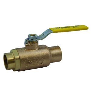 APOLLO VALVES 702045057 Ball Valve, 3/4 Inch Size, Bronze, Solder, Stainless Steel, Ball And Stem | CB9UGE