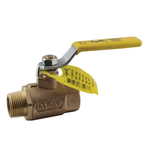 APOLLO VALVES 7084110 Ball Valve, 1/4 Inch, Bronze, M X F, Stainless Steel, Ball And Stem | CA9EFQ