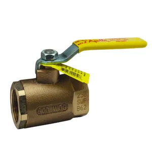 APOLLO VALVES 70B1474764 Ball Valve, 1-1/2 Inch NPT, Bronze | CC2VQY