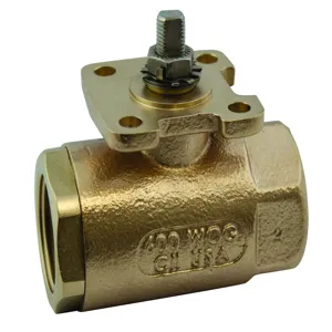 APOLLO VALVES 71AR564 Ball Valve, Size 1 Inch Bronze Actuator Ready | CA4FML