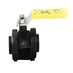 APOLLO VALVES 733081929 Ball Valve, 2 Inch Size, Carbon Steel, Double U-End, Lock Plated | CB6XJH