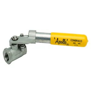 APOLLO VALVES 76503B0A Ball Valve, 1/2 Inch NPT, Stainless Steel | CB8PCM