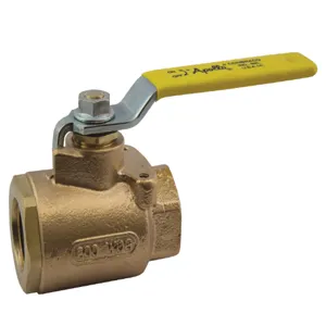 APOLLO VALVES 7790146 Ball Valve, Size 1/4 Inch, O-Ring Boss, Full Port, Bronze | BY4LXP