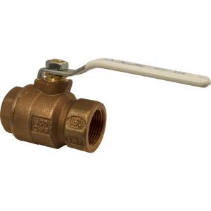 APOLLO VALVES 77CLF10210A Ball Valve, Size 3/8 Inch NPT, Bronze, Full Port, Stainless Steel Latch Lever | CA2TZE
