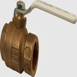 APOLLO VALVES 77CLF14310A Ball Valve, 1/2 Inch NPT, Bronze, Full Port, Stainless Steel, Latch Lever | CC6NLE