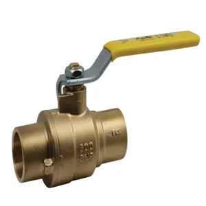 APOLLO VALVES 77F20001 Ball Valve, Size 3 Inch Solder, Full Port, Forged Brass | CA2TZY