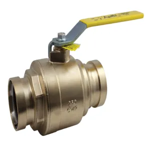 APOLLO VALVES 77V10001 Ball Valve, 3 Inch Press, Full Port, Forged Brass | BM8ZBU