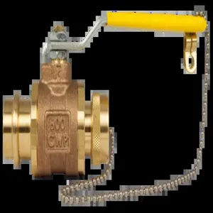 APOLLO VALVES 77W103HC Ball Valve, 1/2 Inch Press With Hose, Bronze | BM6ZHA