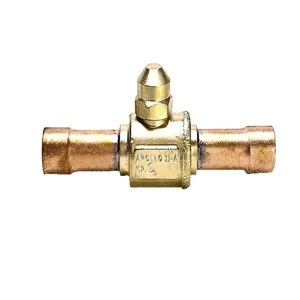 APOLLO VALVES 79703016 Ball Valve, Refrigerator, 5/8 Inch Size, Full Port, Access Valve | BY4EUJ