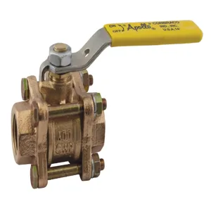 APOLLO VALVES 82105C4 Ball Valve, Size 1 Inch NPT, Bronze | BZ8MHM