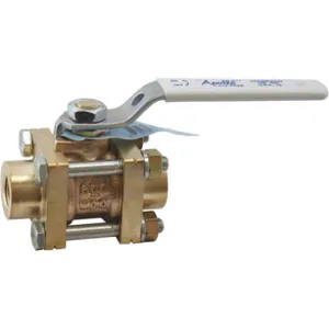 APOLLO VALVES 8FLF-106-01 Lead-free Bronze Ball Valve Fnpt 1-1/4 In | AD3MCP 40D941