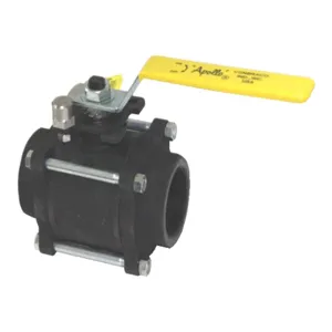 APOLLO VALVES 83R14808 Ball Valve, 2 Inch NPT, Full Port, Carbon Steel, 3 Pieces Stem | CC7FCC