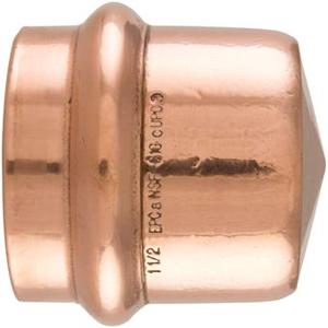 APOLLO VALVES 10075172 Tube Cap, 1-1/4 Inch, Copper | BP4RPD