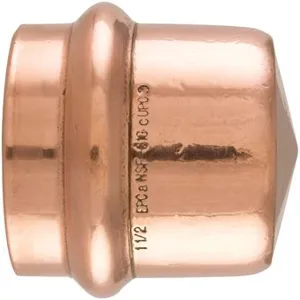 APOLLO VALVES 10075176 Tube Cap, 2 Inch, Copper | BP4RPJ