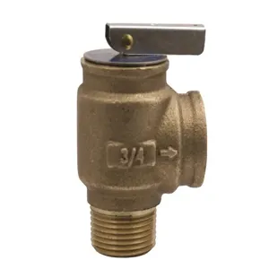 APOLLO VALVES 1041715 Relief Valve, 3/4 Inch Size, 10-417, 75 Psi, Bronze | BN9YAX RVW4075