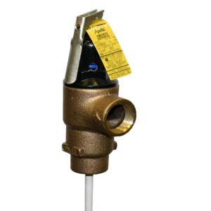 APOLLO VALVES 18C5113125 Temperature and Pressure Relief Valve, 3/4 Inch Size, 125 Psi, 3 Inch Element | BP2PLJ TPC334125