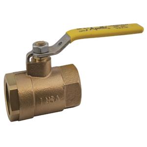 APOLLO VALVES 3210207 Ball Valve, Size 3/8 Inch NPT, Bronze, Tee Handle | BY6JXD