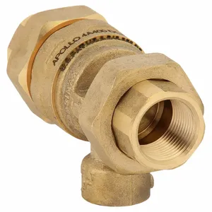 APOLLO VALVES 4A4A44AM Dual Check Valve, With Atmosheric Vent, Inline, Brass, 3/4 Inch Tube Size | BP3QXX 48UE76