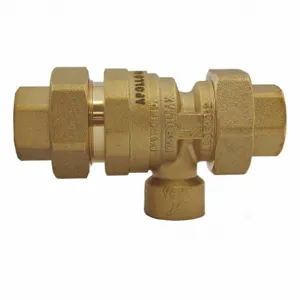 APOLLO VALVES 4ALF4A33AM Dual with Vent Flow, Inline, Brass, 1/2 Inch Tube Size | CH9UZN 406F53