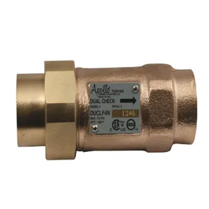 APOLLO VALVES 4NLF3A22AC Dual Check, 3/8 Inch NPT, Bronze | BP4LRW