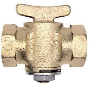 APOLLO VALVES 5230101 Gas Cock, 1/4 Inch Size, Bronze, Square Handle | BP2XEB GC2S14