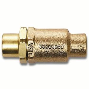 APOLLO VALVES 6160601 Soft Seat Check Valve, 1-1/4 Inch Size | BN9ZTG CVBES114