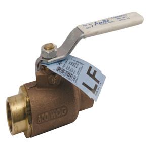 APOLLO VALVES 70LF24392 Ball Valve, Size 1/2 Inch, Solder, Bronze, Full Port, Ball Stop | BZ3UHU