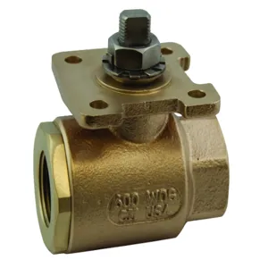 APOLLO VALVES 77AR435 Ball Valve, 3/4 Inch NPT, Full Port, Bronze, PTFE | CC8QLA