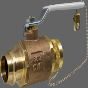 APOLLO VALVES 77WLF104HCA Ball Valve, 3/4 Inch Pipe, 3/4 Inch Tube, 300 PSI CWP, 0-250 Deg F, Press | CR2BBH 56EE04