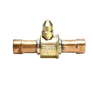 APOLLO VALVES 79705013 Ball Valve, Refrigerator, 1-1/8 Inch Size, Full Port, Access Valve | CB7QUQ