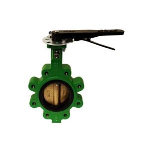 APOLLO VALVES LC149021 Butterfly Valve, Lug, 2 Inch Size, Cast Iron/Aluminium Bronze | CB8FPC