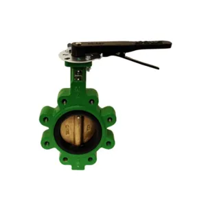 APOLLO VALVES LC149082 Butterfly Valve, Lug, 8 Inch Size, Cast Iron/Aluminium Bronze | CB8FPB