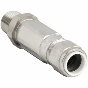 APPLETON ELECTRIC 2016T30505 Cord Connector, 1/2 Inch MNPT, 0.12 to 0.34 Inch Cord Dia., Silver, Brass | AA2FHR 10G151