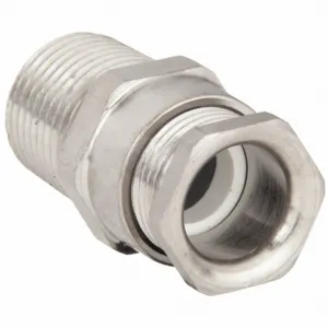 APPLETON ELECTRIC 20SA2F0505 Cord Connector, 1/2 Inch MNPT, 0.24 to 0.46 Inch Cord Dia., Silver, Brass | AA2FHJ 10G052