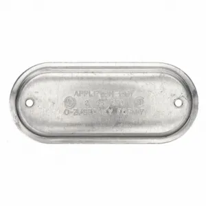 APPLETON ELECTRIC APP870IGSA Cover for Conduit Access Fitting, 2 1/2 and 3 Inch Trade, Aluminum, Screw In | AA2QBW 10Y662