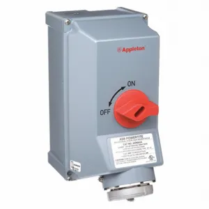 APPLETON ELECTRIC ASR6034 Mechanical Interlock Device, Non-Fused, 60 A, 208/240/480/600V AC | AA4DMK 12G197