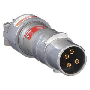 APPLETON ELECTRIC CPH3034BC Pin and Sleeve Plug, 30 A, 600V AC, Style 2 Grounding | AA4DMU 12G206