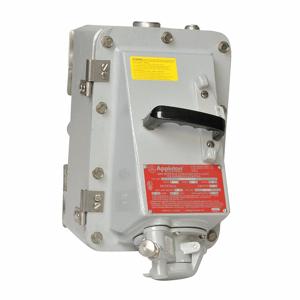 APPLETON ELECTRIC EBRH1023DS Receptacle with Disconnect Switch, Non-Fused, 100 A, 600V AC, 75 hp | AA3XXT 11Y357