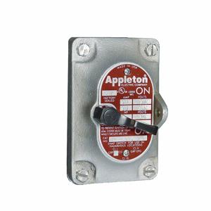 APPLETON ELECTRIC EDKF31-Q Front Cover, 1-Pole, 30A, 120/277V AC, Tumbler Switch | AA3YDL 11Y492