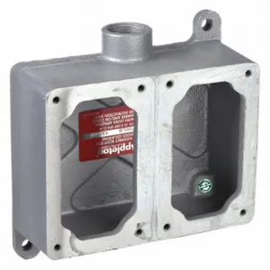 APPLETON ELECTRIC EFD210-NL-Q Mounting Body, 5.31 Inch Depth, 7.44 Inch Width, 6.06 Inch Height, 1 Inch Hub | AA4WUG 13G841