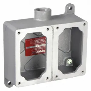 APPLETON ELECTRIC EFD210A-NL-Q Mounting Body, 5.31 Inch Depth, 7.44 Inch Width, 6.06 Inch Height, 1 Inch Hub | AA4WUF 13G840