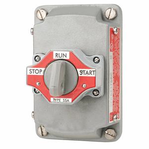 APPLETON ELECTRIC EFKB-637-SRC Selector Switch Assembly with Cover, Hand/Off/Auto, 3-Position Selector Switch | AA4CTB 12F529