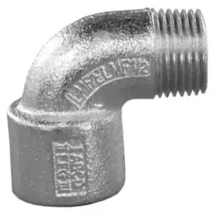 APPLETON ELECTRIC ELMF90100A Conduit Elbow, 90 Deg. Bend, 1 Inch Male And Female | BJ9LBQ